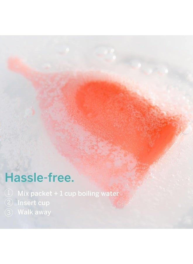 Pixie Cup Menstrual Stain Remover Wash - The Only Sterilizer Cleaner That Will Remove Stains On Your Reusable Menstrual Discs & Period Cups - Organic and Natural Ingredients - Image 3